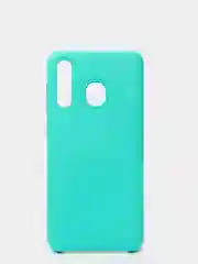 Бирюзовый защитный силиконовый чехол Silikone Cover для Samsung A20/A30