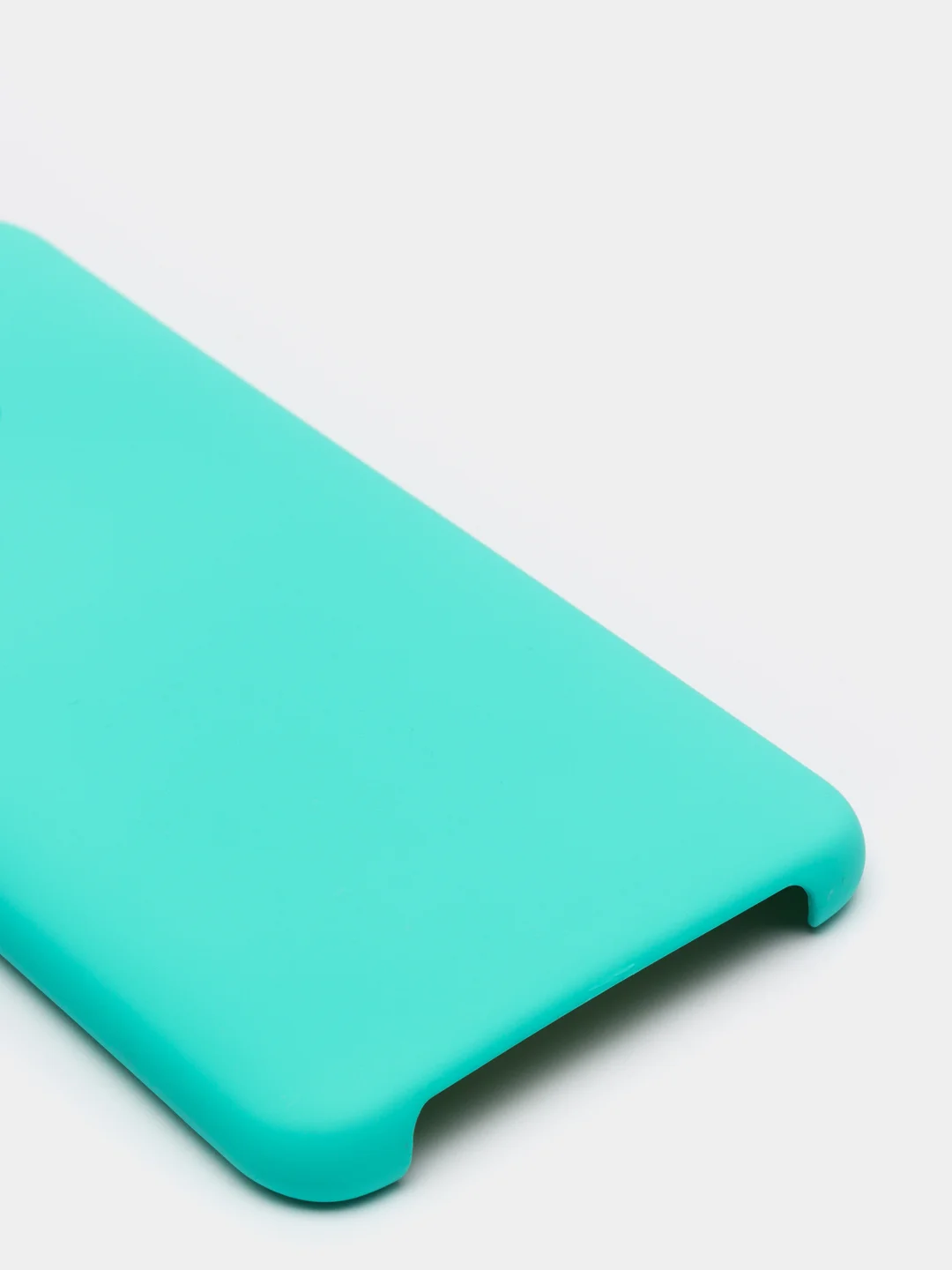 Бирюзовый защитный силиконовый чехол Silikone Cover для Samsung A20/A30