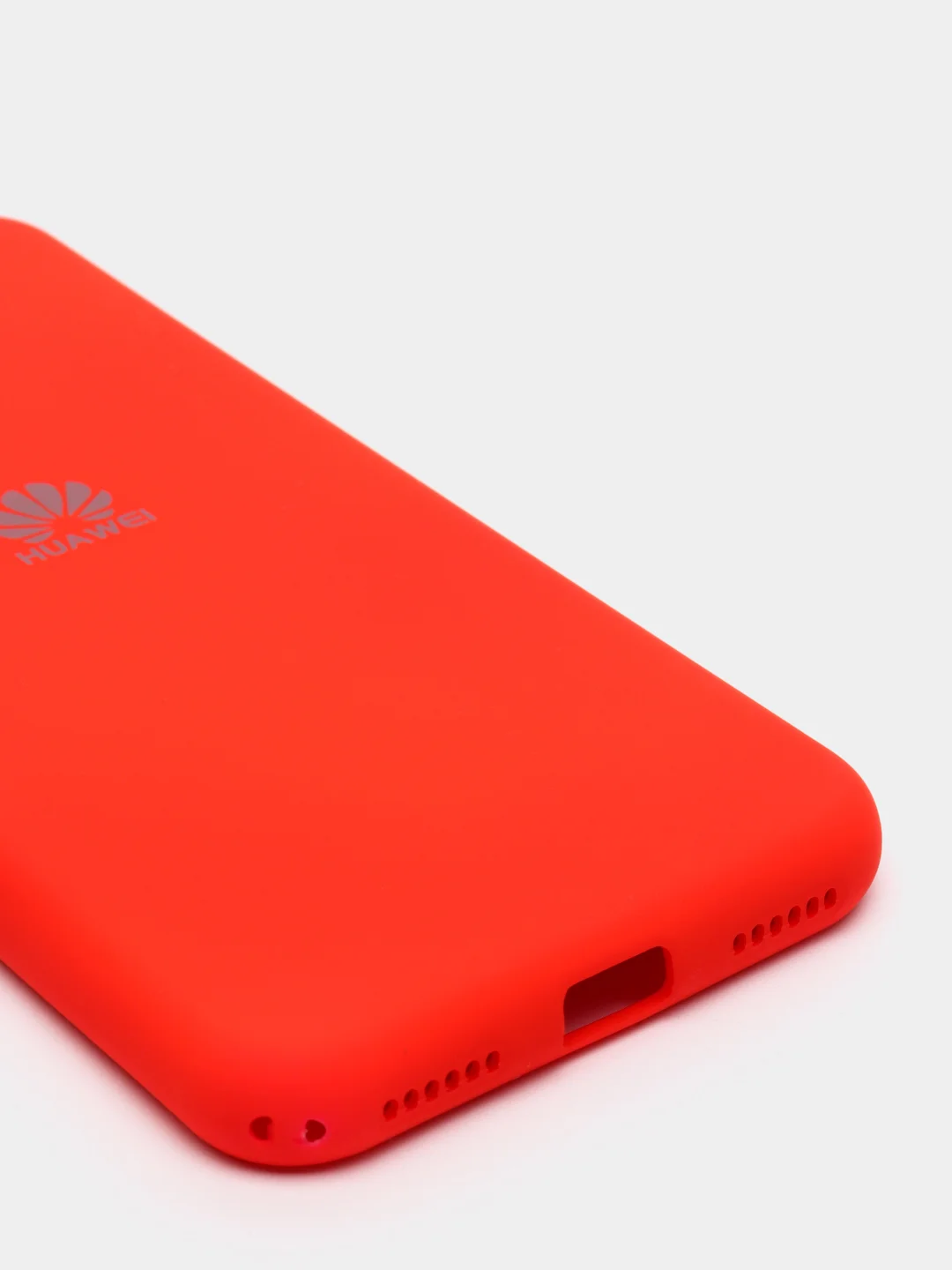 Алый защитный силиконовый чехол Silicone Cover HUAWEI Y6 2019