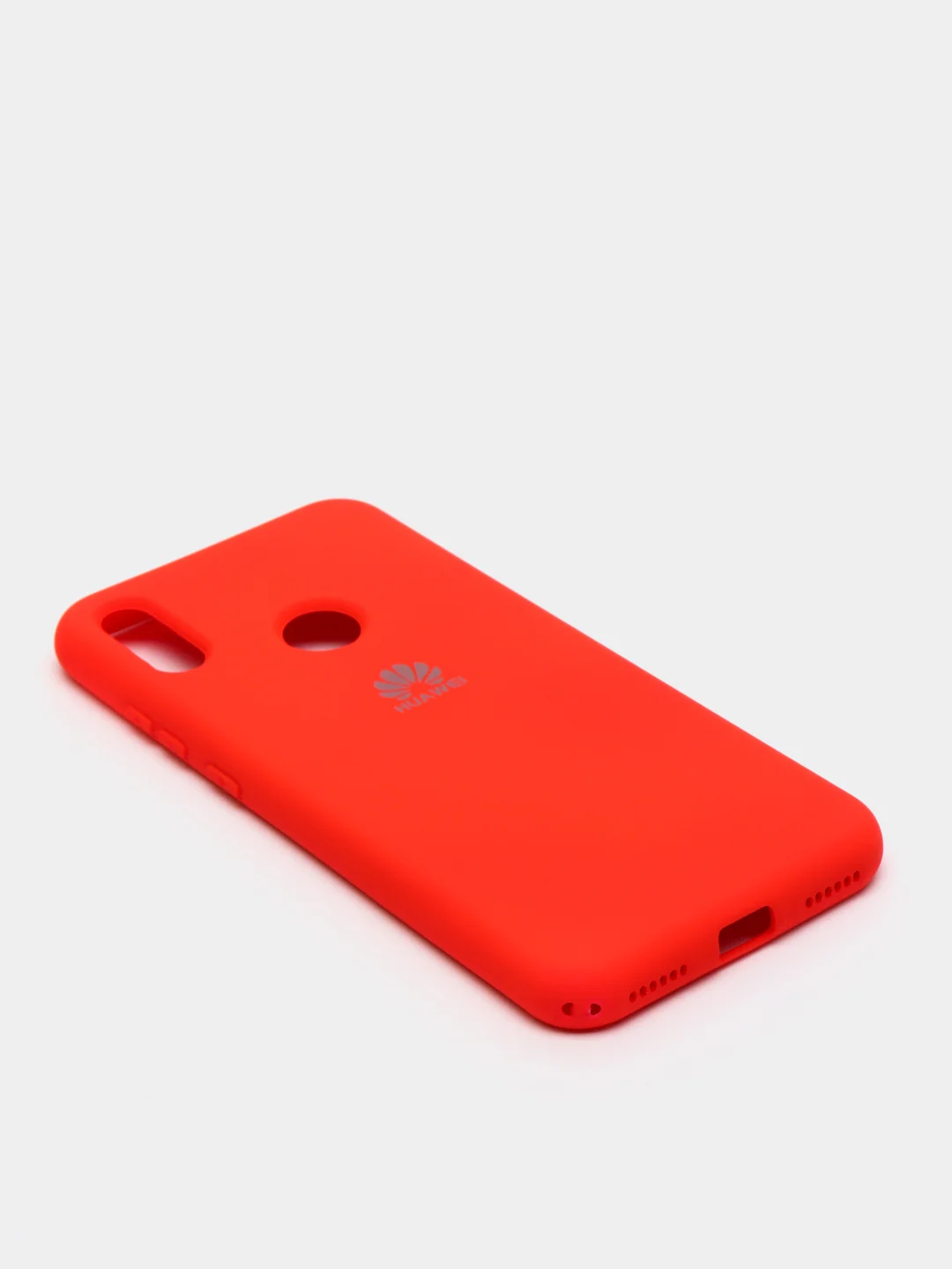 Алый защитный силиконовый чехол Silicone Cover HUAWEI Y6 2019