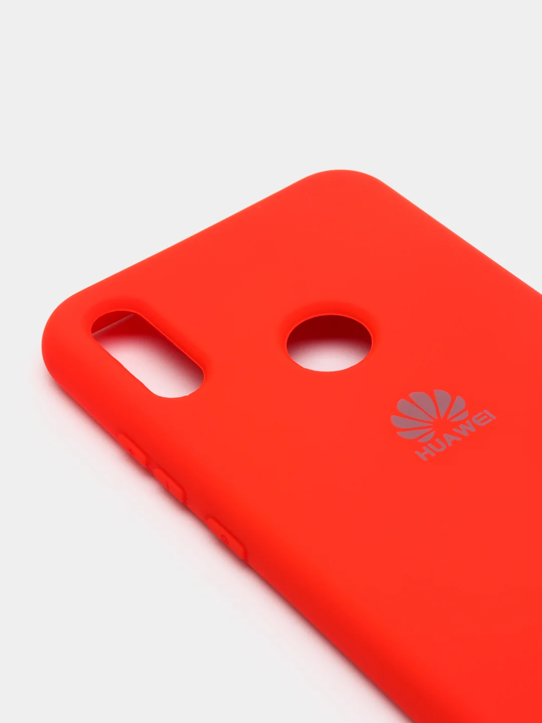 Алый защитный силиконовый чехол Silicone Cover HUAWEI Y6 2019