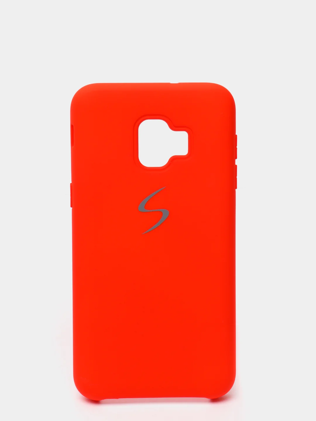 Алый защитный силиконовый чехол Silikone Cover для Samsung J2 CORE