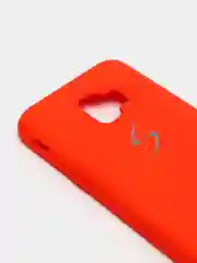 Алый защитный силиконовый чехол Silikone Cover для Samsung J2 CORE