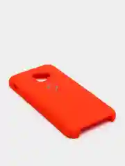 Алый защитный силиконовый чехол Silikone Cover для Samsung J2 CORE