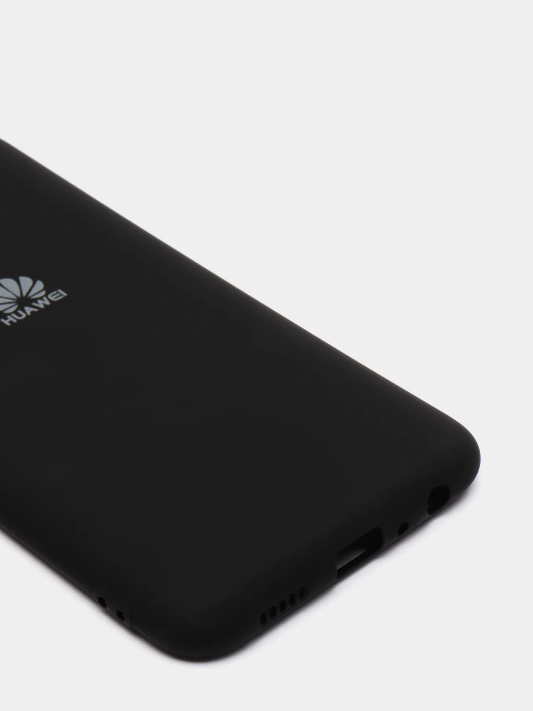 Черный защитный силиконовый чехол Silicone Cover HUAWEI Y9 2019