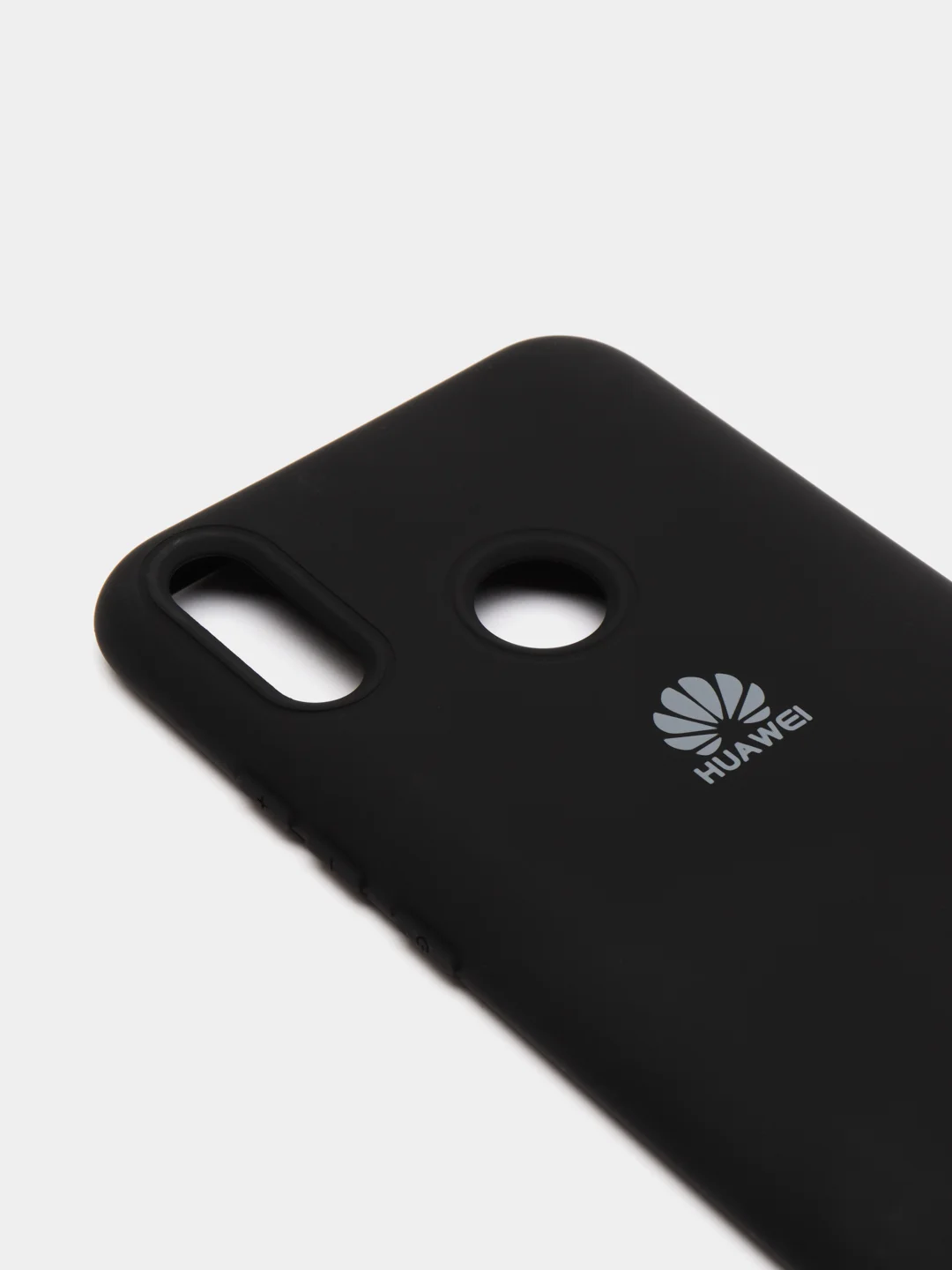 Черный защитный силиконовый чехол Silicone Cover HUAWEI Y9 2019