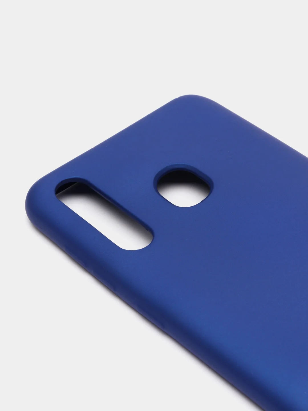 Синий защитный силиконовый чехол Silikone Cover для Samsung A20/A30
