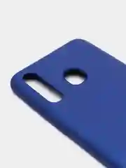 Синий защитный силиконовый чехол Silikone Cover для Samsung A20/A30