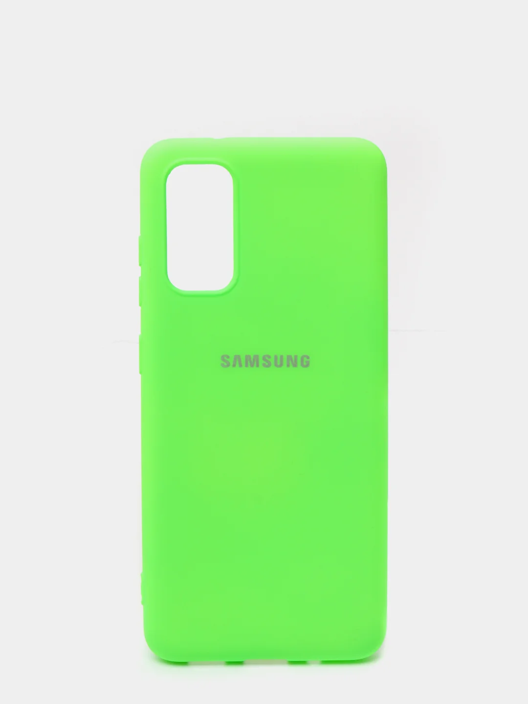 Лайм защитный силиконовый чехол Silikone Cover для Samsung S20