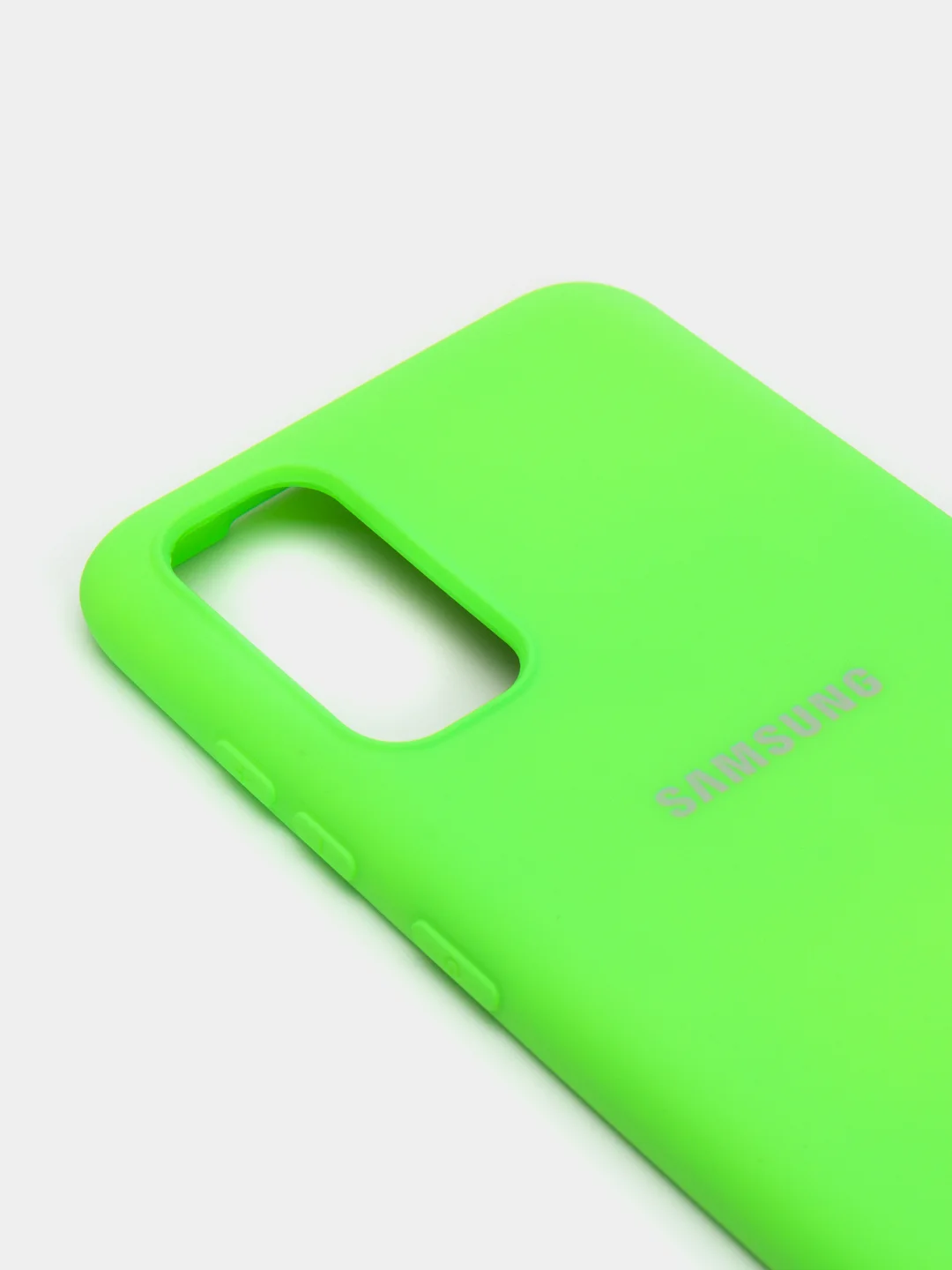 Лайм защитный силиконовый чехол Silikone Cover для Samsung S20