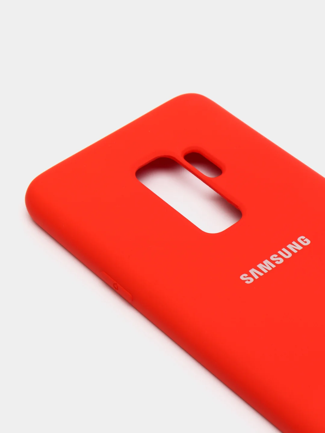 Красный защитный силиконовый чехол Silikone Cover для Samsung S9 PLUS