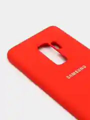 Красный защитный силиконовый чехол Silikone Cover для Samsung S9 PLUS