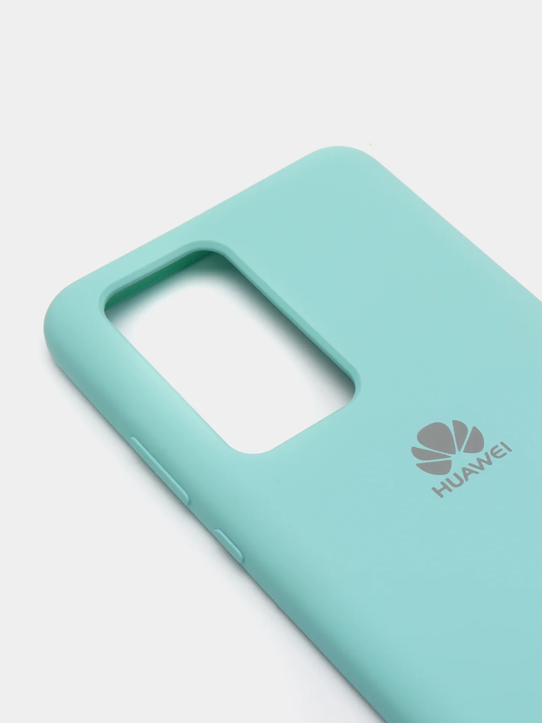 Бирюзовый защитный силиконовый чехол Silicone Cover HUAWEI P40 PRO