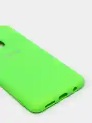 Салатовый защитный силиконовый чехол Silikone Cover для Samsung A20/A30