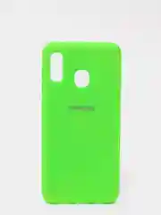 Салатовый защитный силиконовый чехол Silikone Cover для Samsung A20/A30