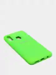 Салатовый защитный силиконовый чехол Silikone Cover для Samsung A20/A30