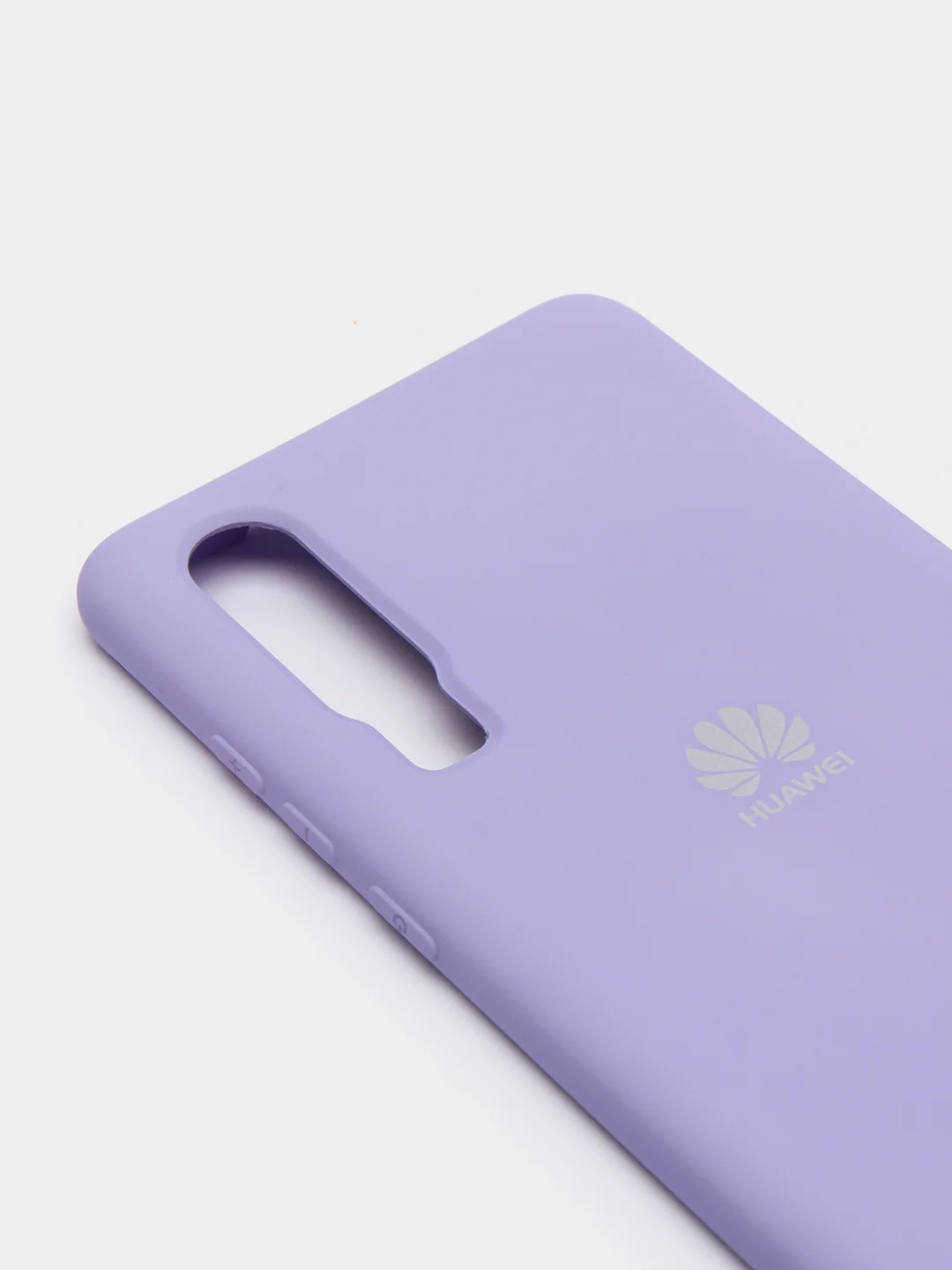 Лавандовый защитный силиконовый чехол Silicone Cover HUAWEI P30 2019