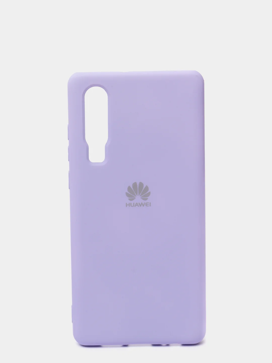 Лавандовый защитный силиконовый чехол Silicone Cover HUAWEI P30 2019