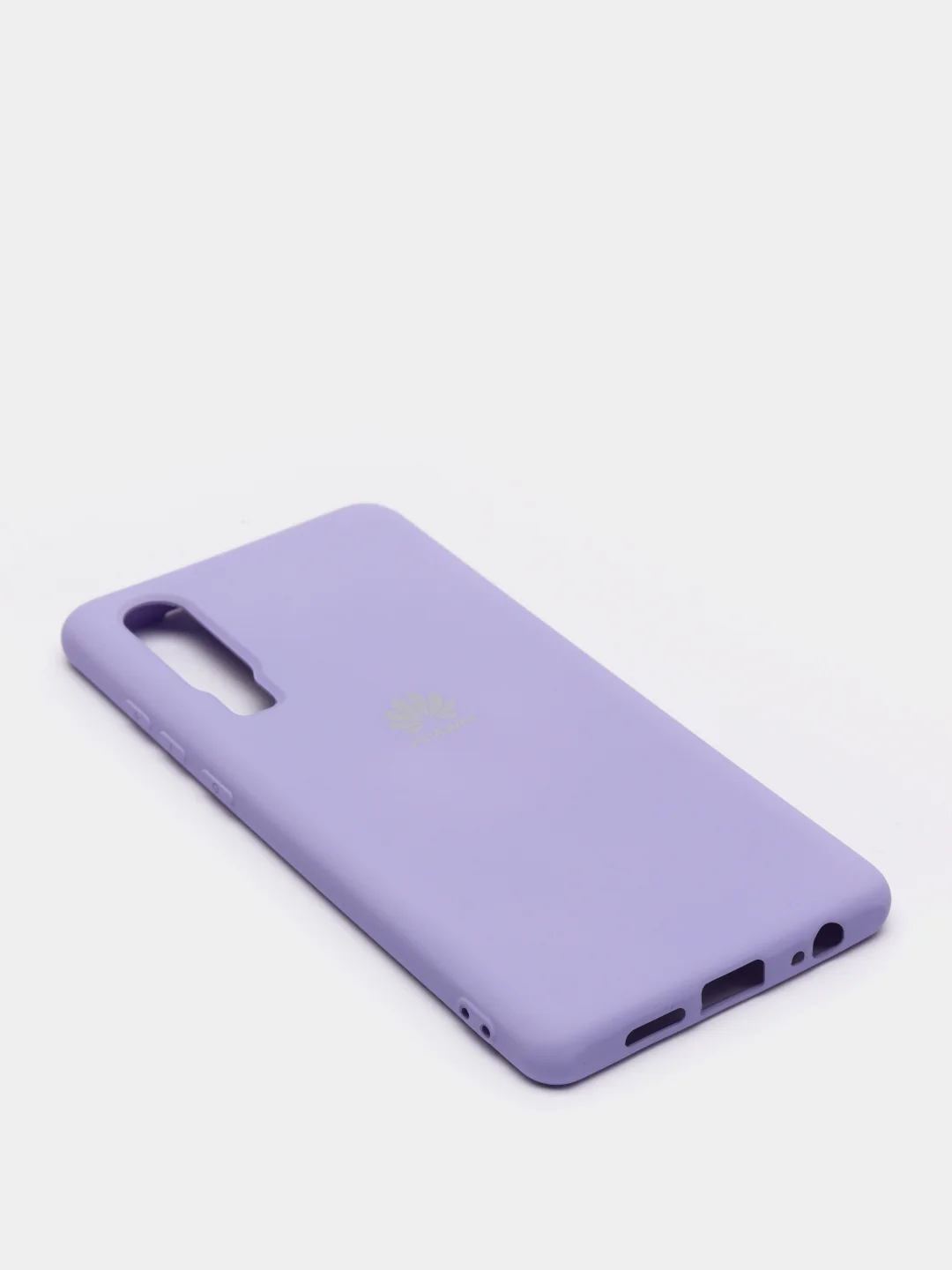 Лавандовый защитный силиконовый чехол Silicone Cover HUAWEI P30 2019