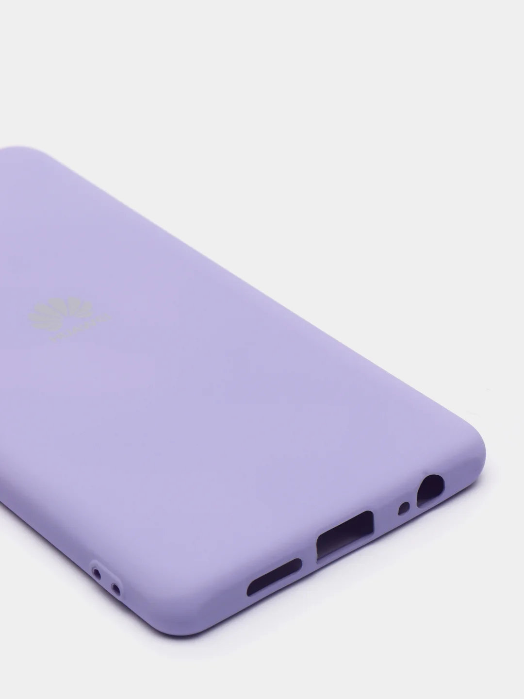 Лавандовый защитный силиконовый чехол Silicone Cover HUAWEI P30 2019