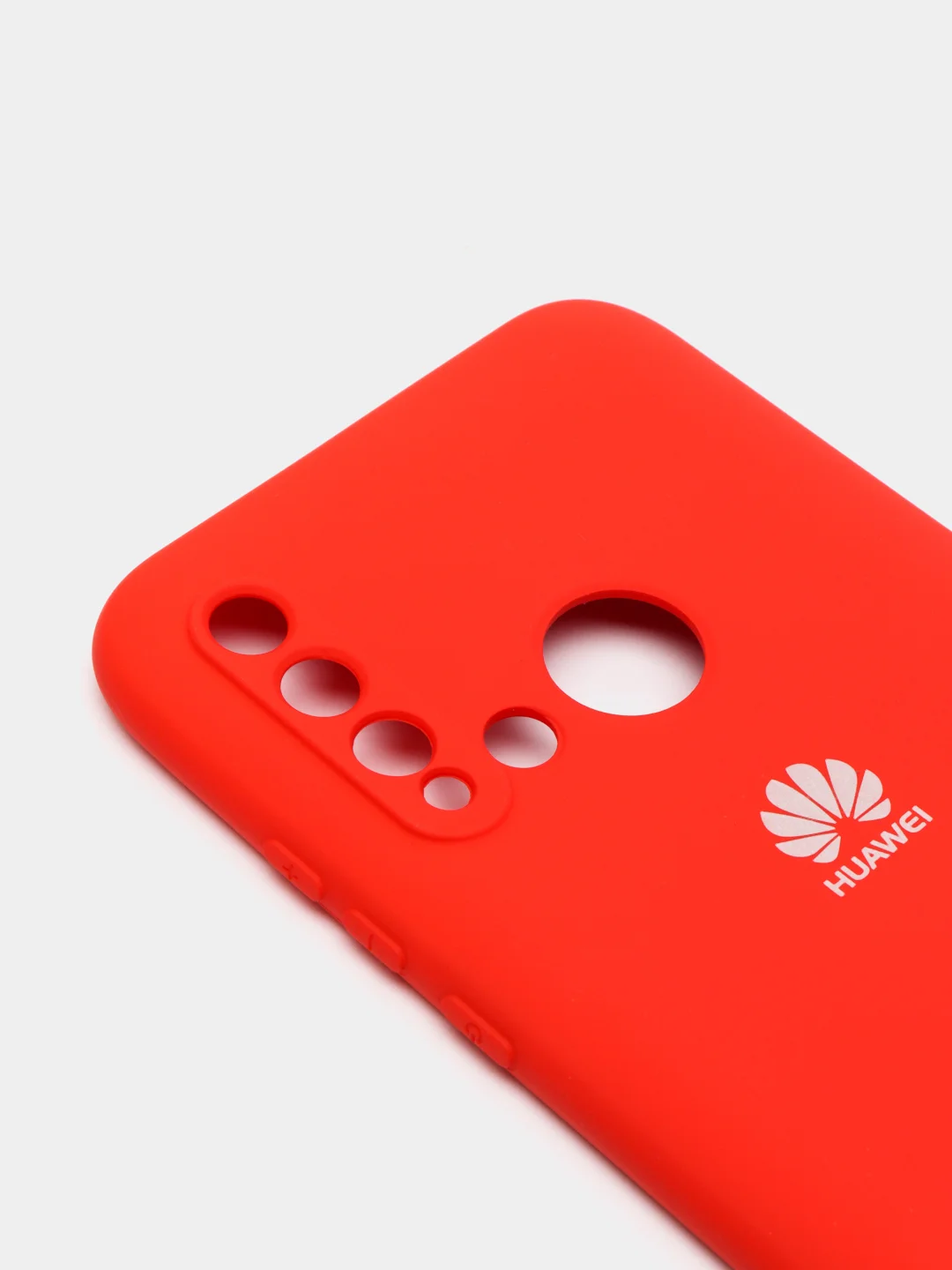 Красный защитный силиконовый чехол Silicone Cover HUAWEI P20 LITE/NOVA 5