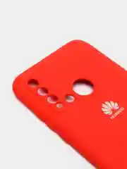 Красный защитный силиконовый чехол Silicone Cover HUAWEI P20 LITE/NOVA 5