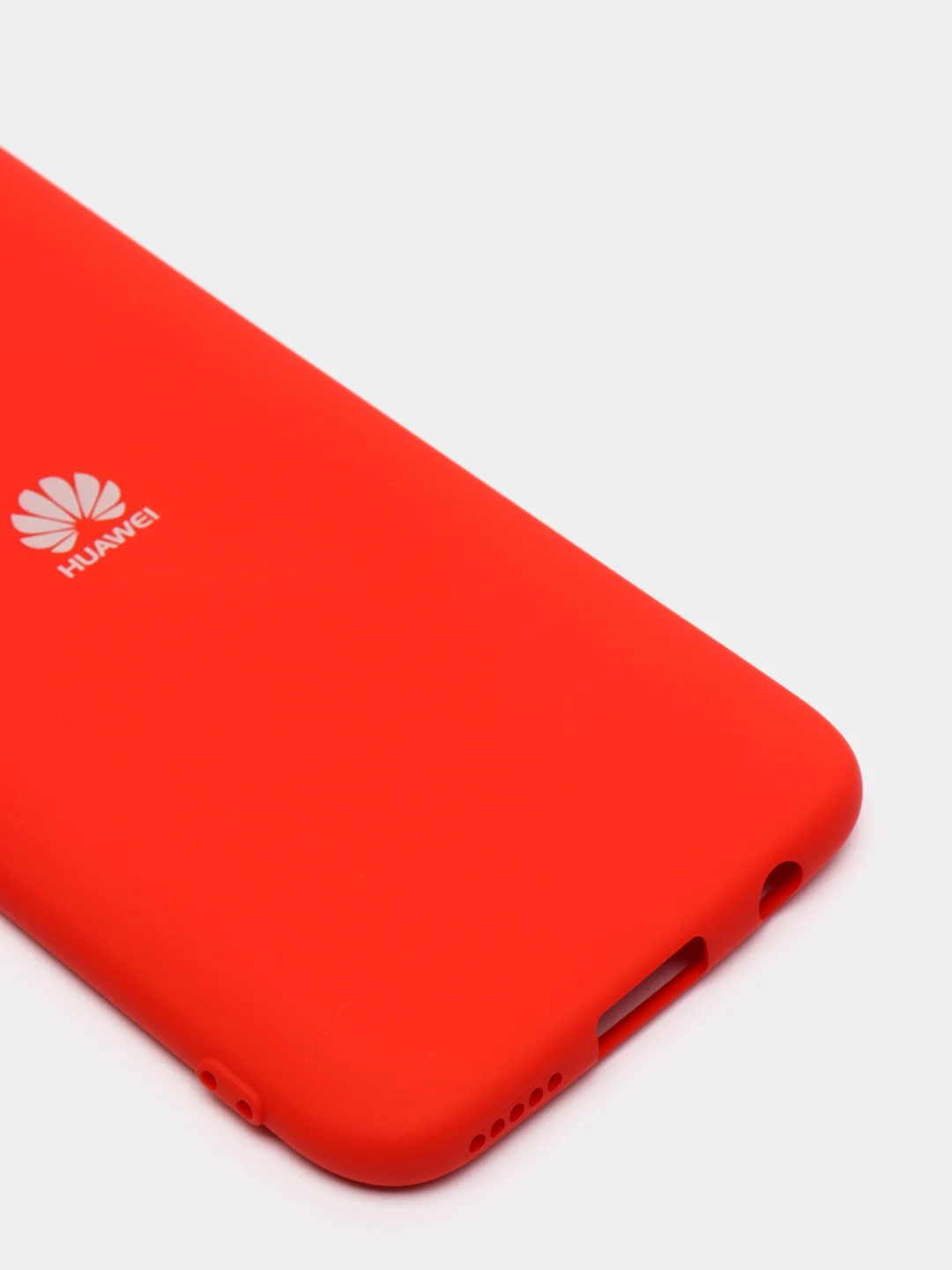 Красный защитный силиконовый чехол Silicone Cover HUAWEI P20 LITE/NOVA 5