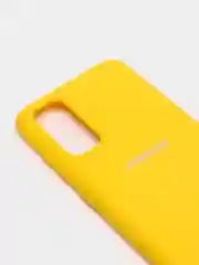Желтый защитный силиконовый чехол Silikone Cover для Samsung S20
