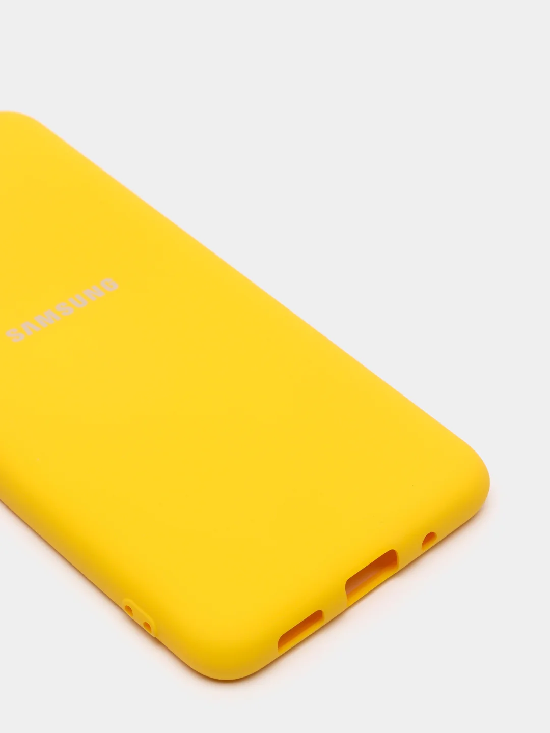 Желтый защитный силиконовый чехол Silikone Cover для Samsung S20