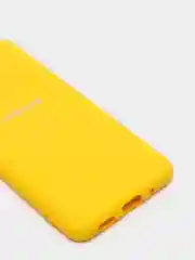 Желтый защитный силиконовый чехол Silikone Cover для Samsung S20