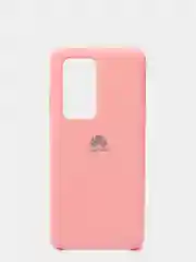 Кораллово-розовый защитный силиконовый чехол Silicone Cover HUAWEI P40 PRO