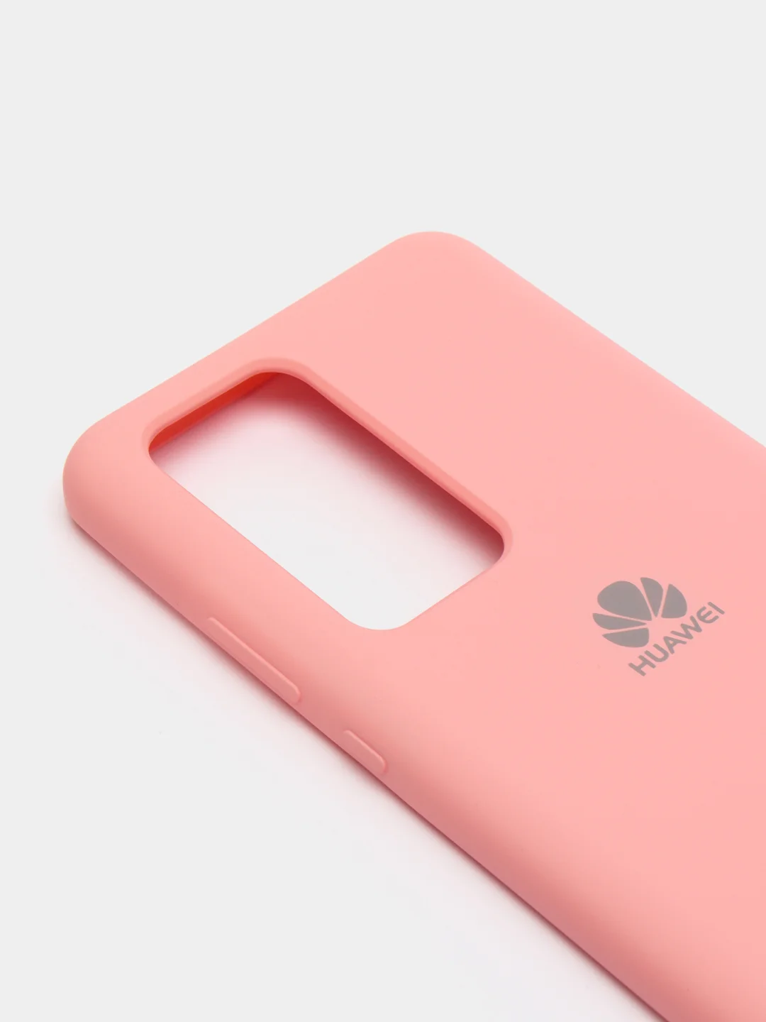 Кораллово-розовый защитный силиконовый чехол Silicone Cover HUAWEI P40 PRO
