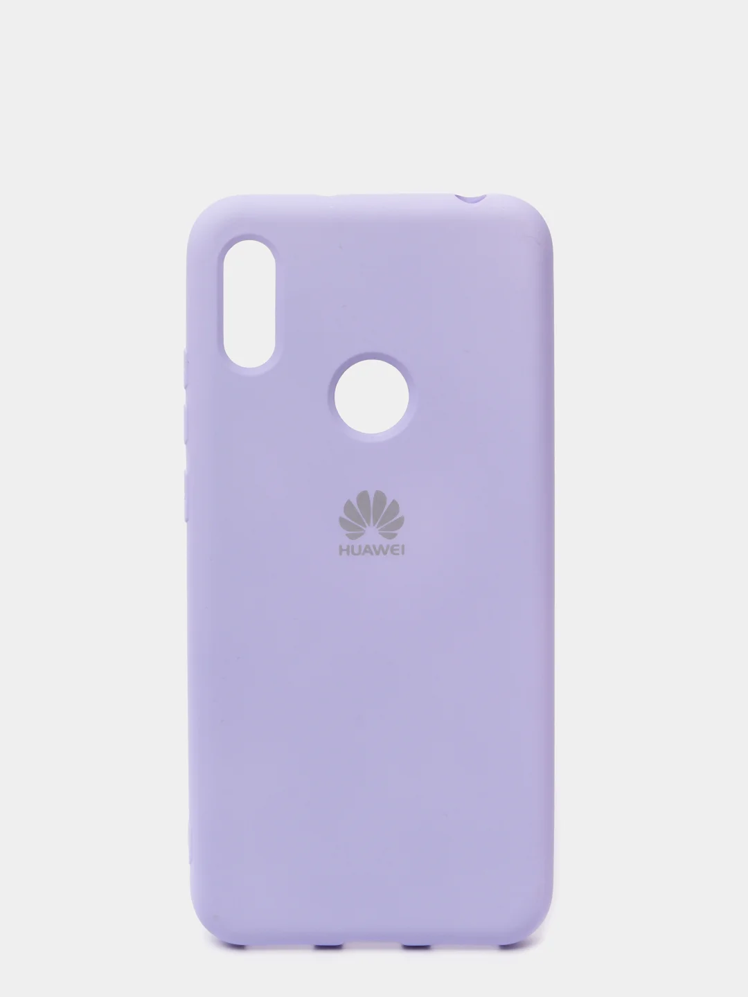 Лавандовый защитный силиконовый чехол Silicone Cover HUAWEI Y6 2019