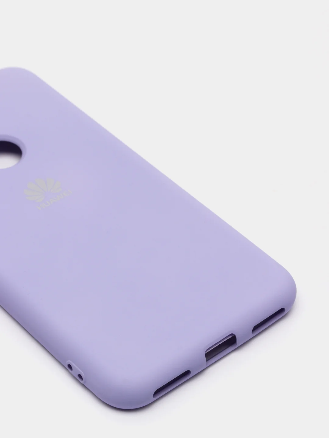 Лавандовый защитный силиконовый чехол Silicone Cover HUAWEI Y6 2019