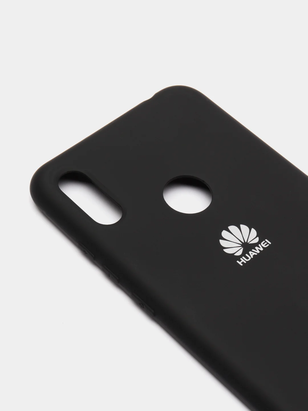 Черный защитный силиконовый чехол Silicone Cover HUAWEI Y6 2019