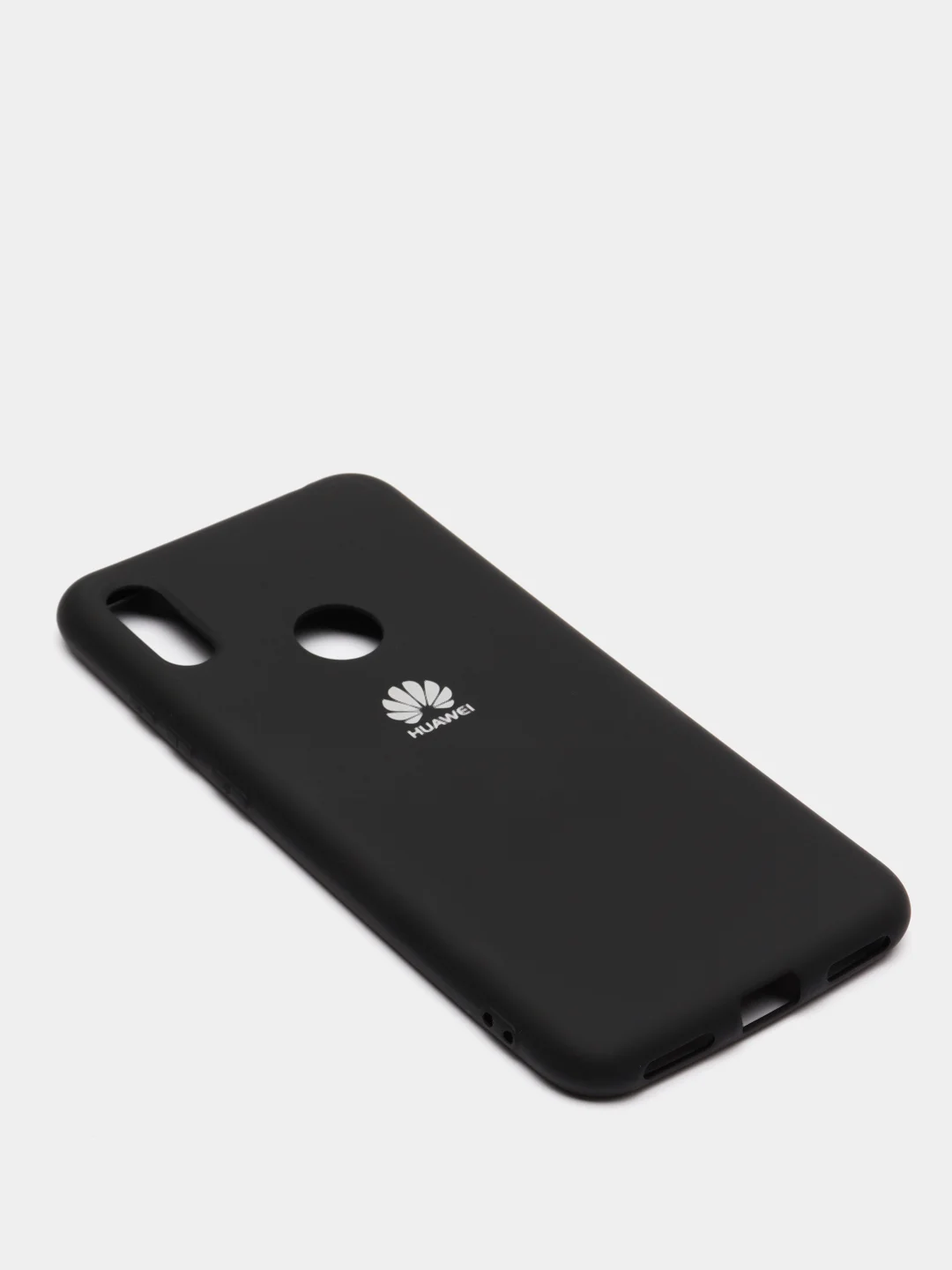 Черный защитный силиконовый чехол Silicone Cover HUAWEI Y6 2019
