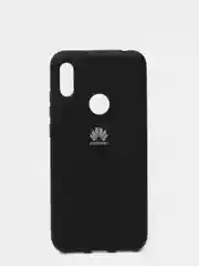 Черный защитный силиконовый чехол Silicone Cover HUAWEI Y6 2019