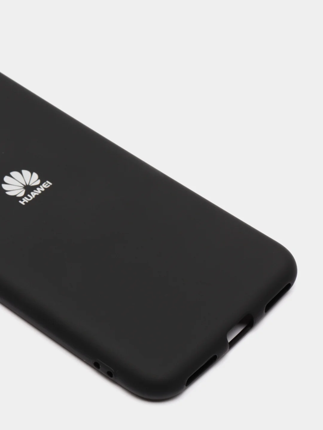 Черный защитный силиконовый чехол Silicone Cover HUAWEI Y6 2019