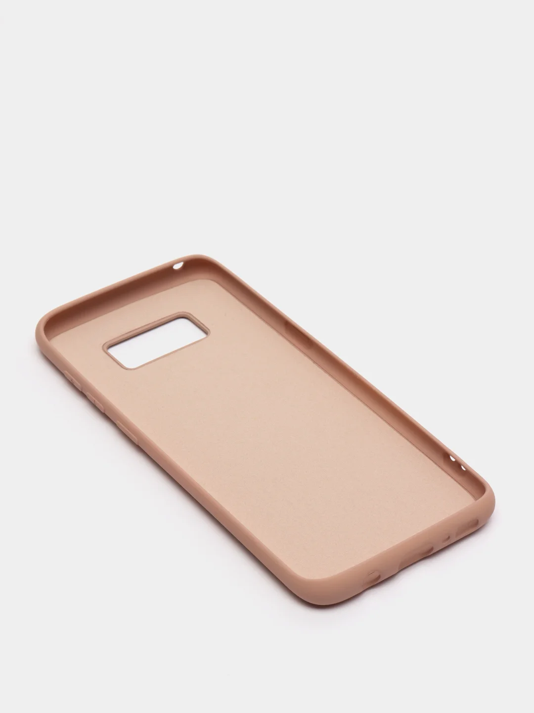 Бежевый меланж защитный силиконовый чехол Silikone Cover для Samsung S8