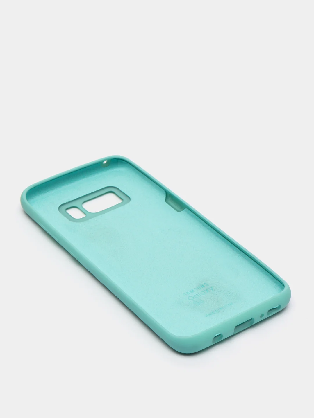 Бирюзовый защитный силиконовый чехол Silikone Cover для Samsung S8