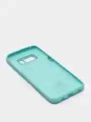 Бирюзовый защитный силиконовый чехол Silikone Cover для Samsung S8