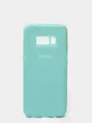 Бирюзовый защитный силиконовый чехол Silikone Cover для Samsung S8