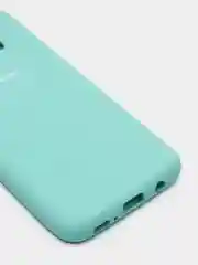 Бирюзовый защитный силиконовый чехол Silikone Cover для Samsung S8