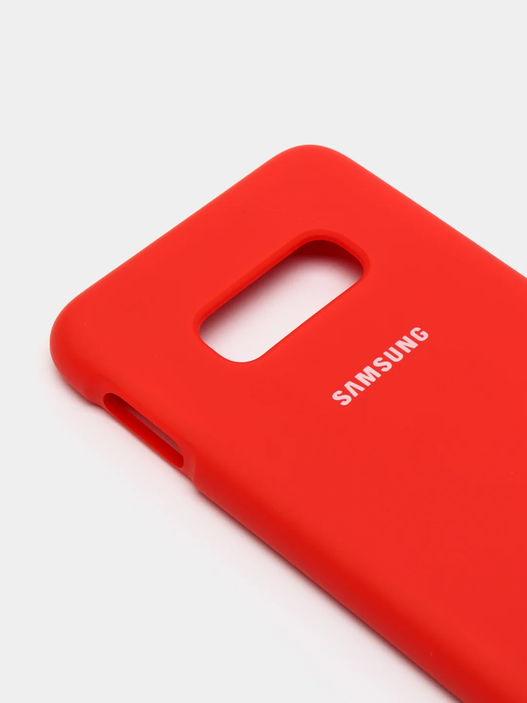 Красный защитный силиконовый чехол Silikone Cover для Samsung S10E
