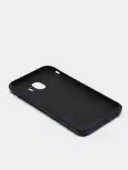 Темно-синий защитный силиконовый чехол Silikone Cover для Samsung J4 2018