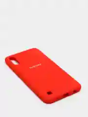Красный защитный силиконовый чехол Silikone Cover для Samsung M10