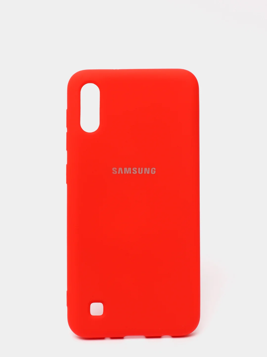 Красный защитный силиконовый чехол Silikone Cover для Samsung M10