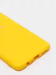 Желтый защитный силиконовый чехол Silikone Cover для Samsung A20S