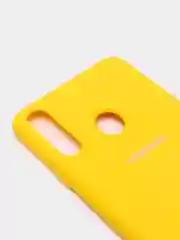 Желтый защитный силиконовый чехол Silikone Cover для Samsung A20S