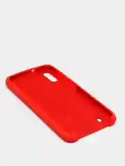 Алый защитный силиконовый чехол Silikone Cover для Samsung M10